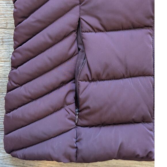 Tommy Hilfiger Womens Auburn Plum Puffer Vest Full Zip Polyester Size Small S - Picture 4 of 6